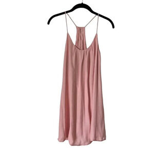 Love Lucy Love Baby Pink Slip Dress Size Small Back Button Detail
